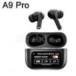 A9 Pro ANC/ENC Double Dark Noise Reduction Touch Control Wireless Earbuds With Smart Display